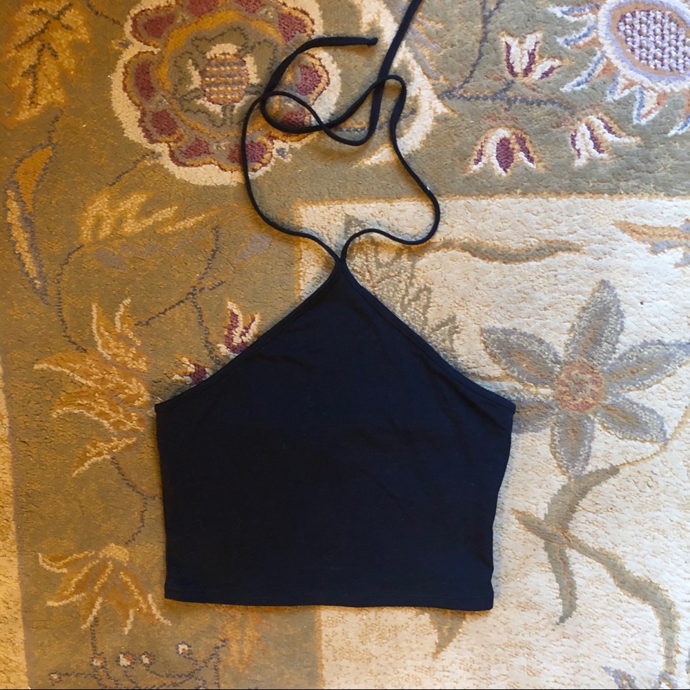 Forever21 Black Halter Top